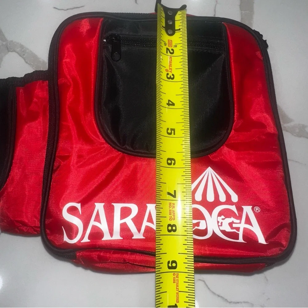Vintage Saratoga Horse Racing Insulated Cooler Bag w/ Bottle Holder 2008 - Picture 4 of 13